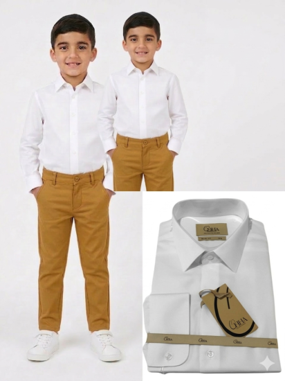 חולצה אוהה תוית זהב בנים סלים פיט