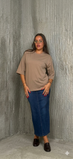 חולצה רוגבי אוברסייז 3/4