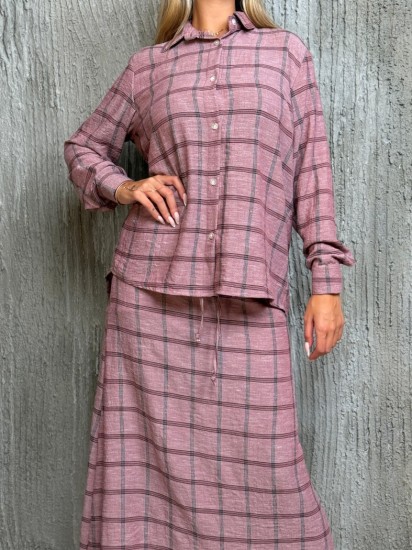 Vחליפה פשטן משבצות