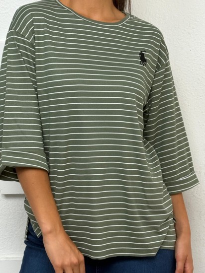 חולצה פסים פייריב פולו