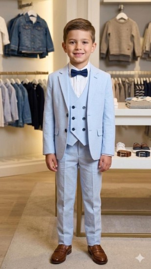 חליפה ג׳קט עם וסט ילדים