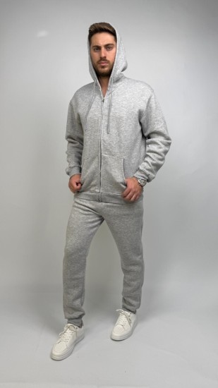 חליפה רוכסן ספורט חלק