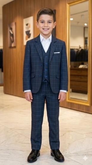 חליפה ג׳קט עם וסט ילדים