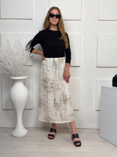 חצאית קרפ בטיק