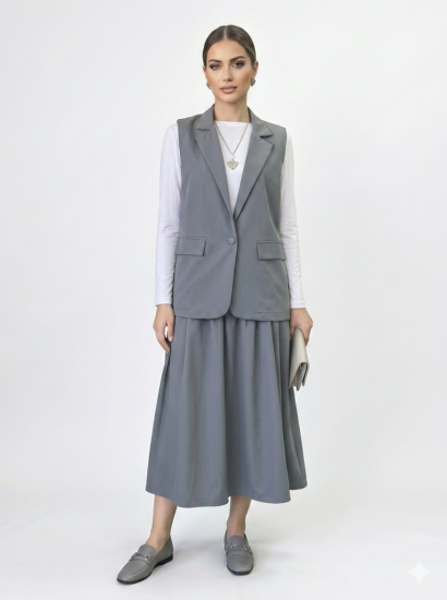 וסט ארוך קלפה