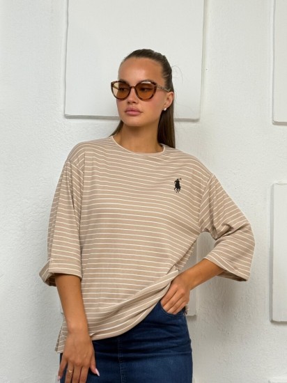 חולצה פסים פייריב פולו