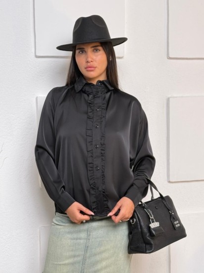 חולצה סאטן מלמלה