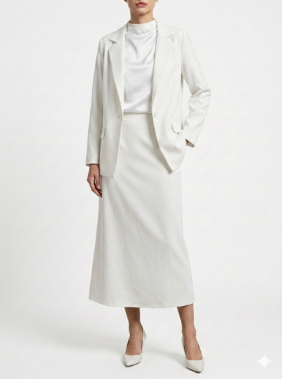 חליפה ג׳קט מחויטת בד מונקו 