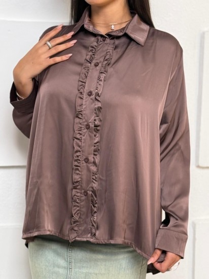 חולצה סאטן מלמלה